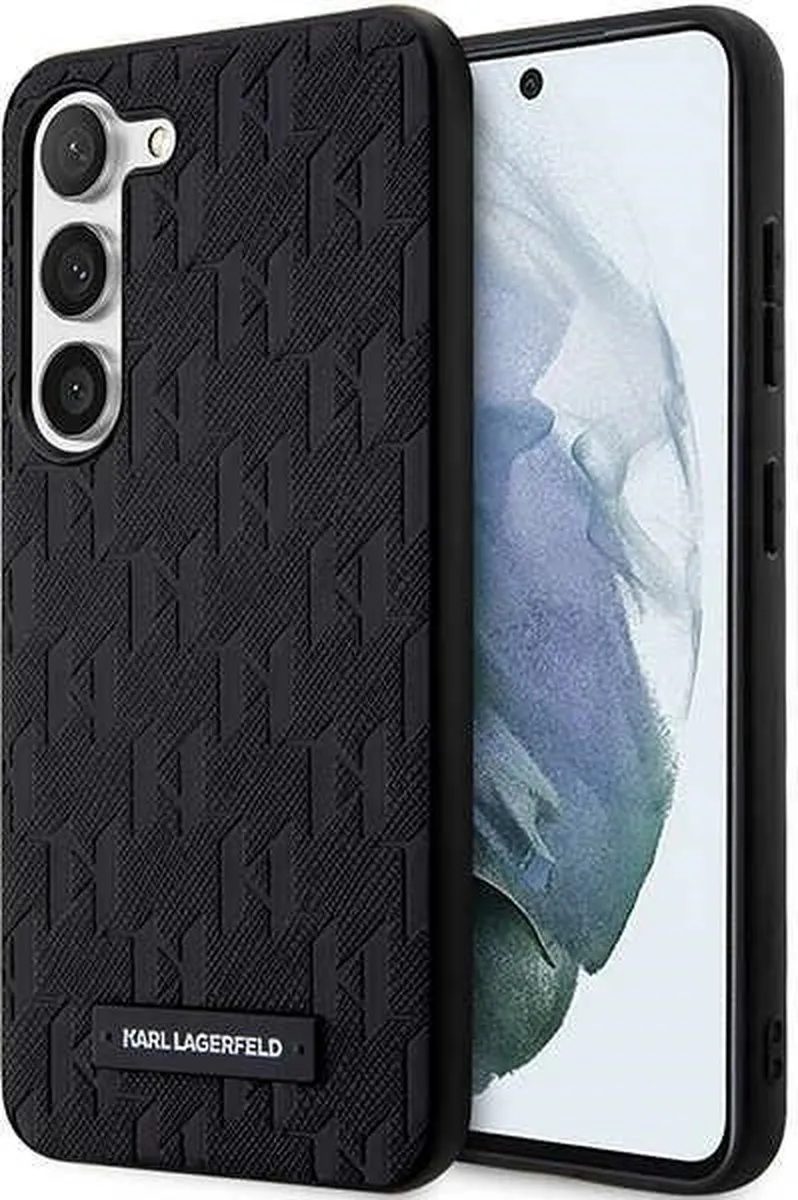 Karl Lagerfeld KLHCS23SSAKLHPK Hardcase Koffer - Zwart Saffiano