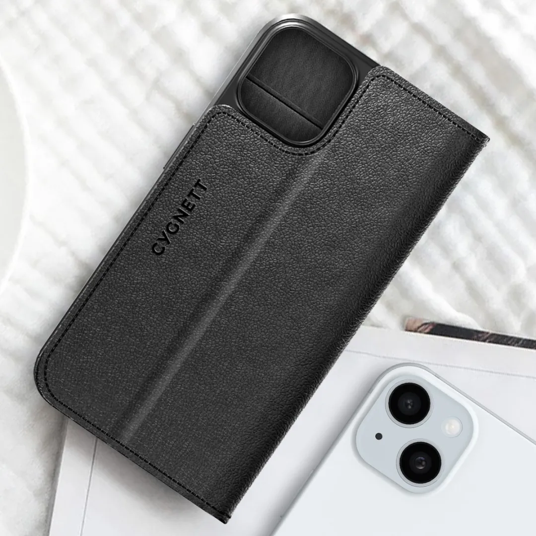 Cygnett Foliohoes iPhone 15 Plus Urban Portemonnee CY4591URBWT - Zwart