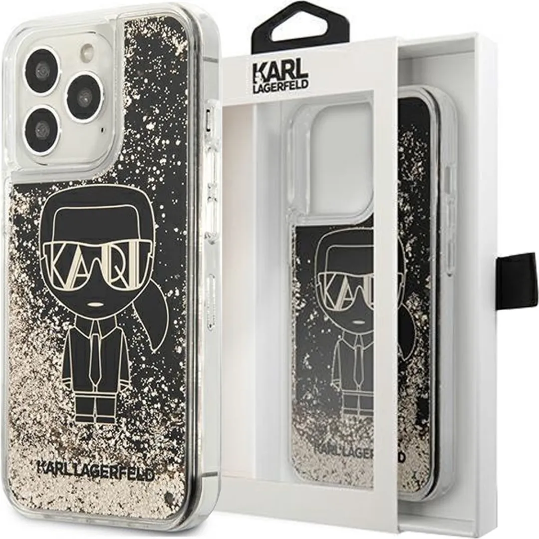 Karl Lagerfeld KLHCP13XLGGKBK iPhone 13 Pro Max Hoesje