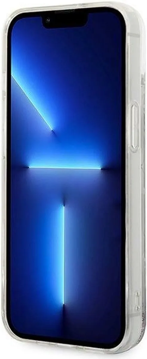 Karl Lagerfeld Back Cover iPhone 14 Plus - Zilver - 2 Pasjes