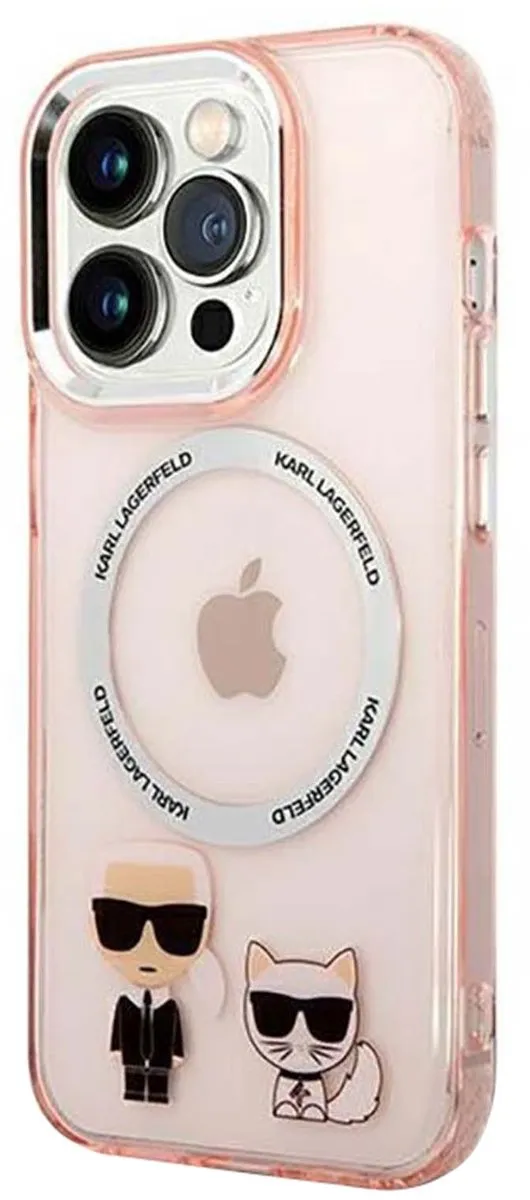 Karl Lagerfeld KLHMP14LHKCP Hoesje MagSafe iPhone 14 Pro