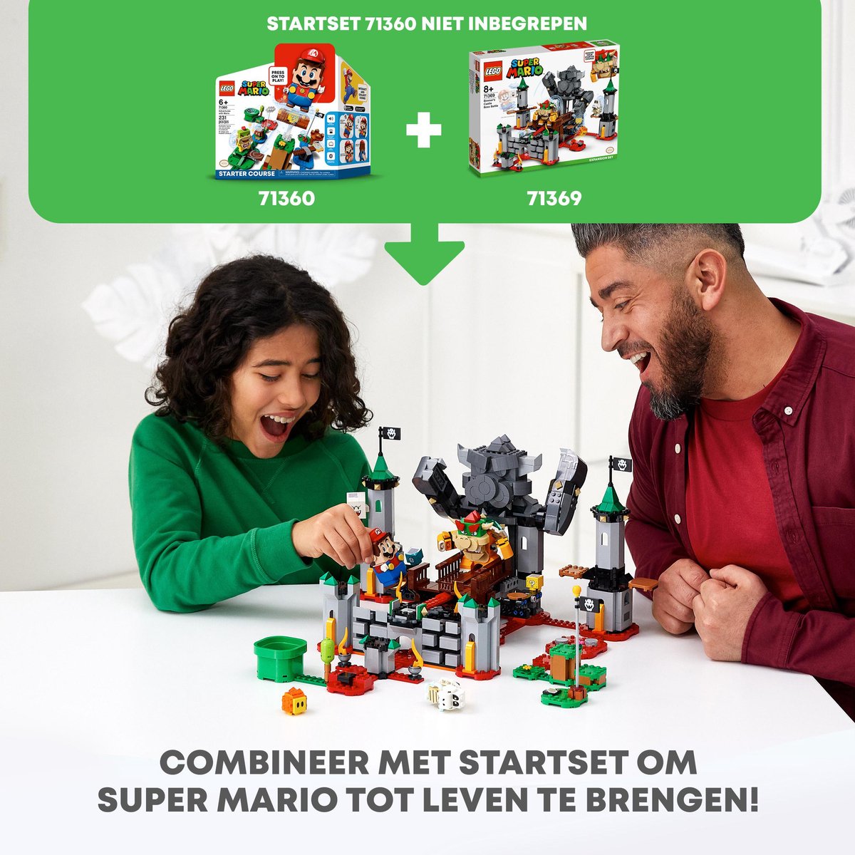 LEGO Super Mario Uitbreidingsset Eindbaasgevecht op Bowsers Kasteel - 71369