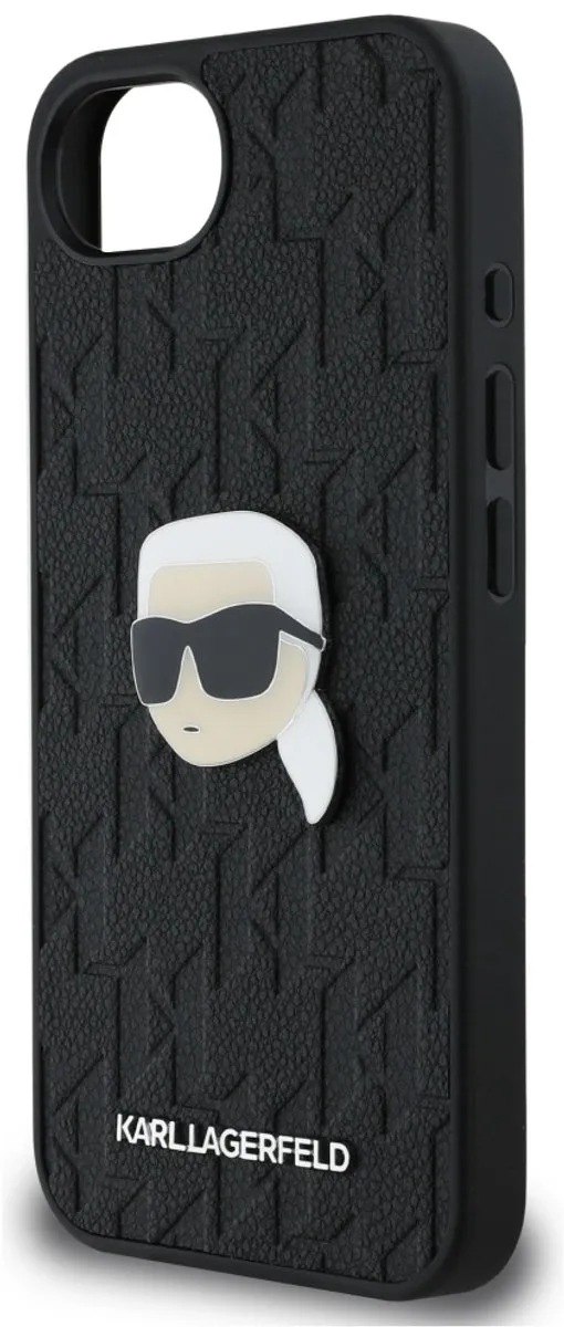Karl Lagerfeld Hoesje Monogram Karl Pin - iPhone 16E - Transparent