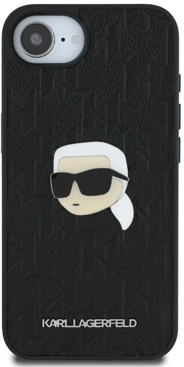 Karl Lagerfeld Hoesje Monogram Karl Pin - iPhone 16E - Transparent