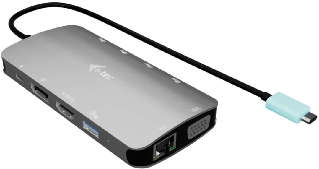 I-tec USB-C Metal Nano 3x Display Docking Station 100W