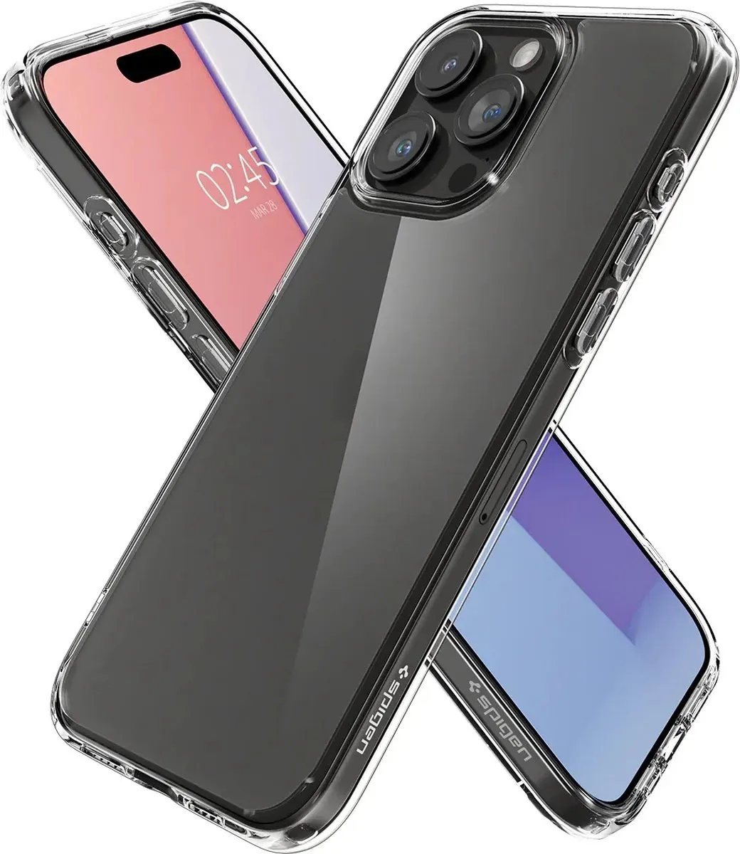 Spigen Ultra Hybrid Back Cover iPhone 15 Pro - Grijs