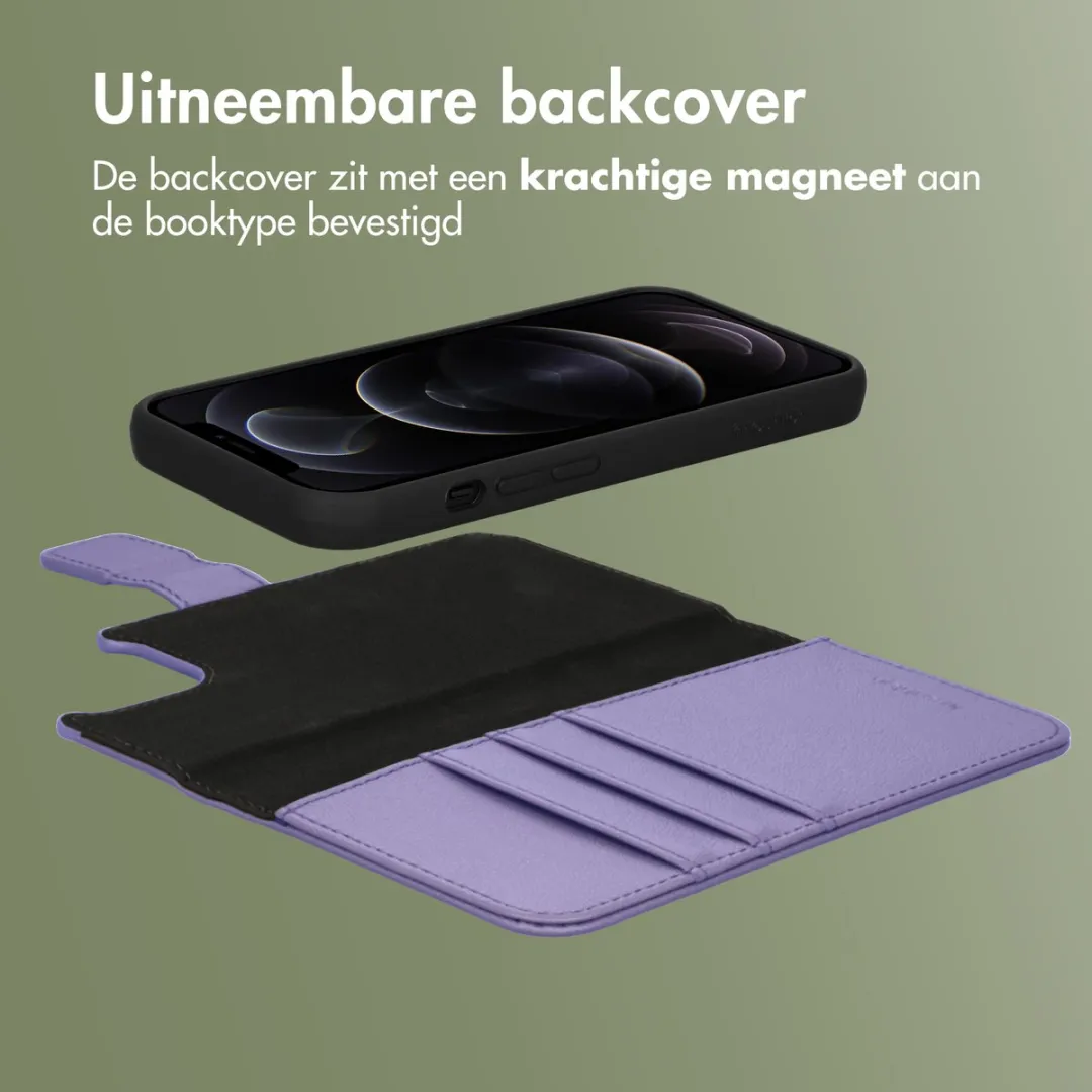 Imoshion Hoesje iPhone 12/12 Pro - 2-in-1 Bookcase Paars