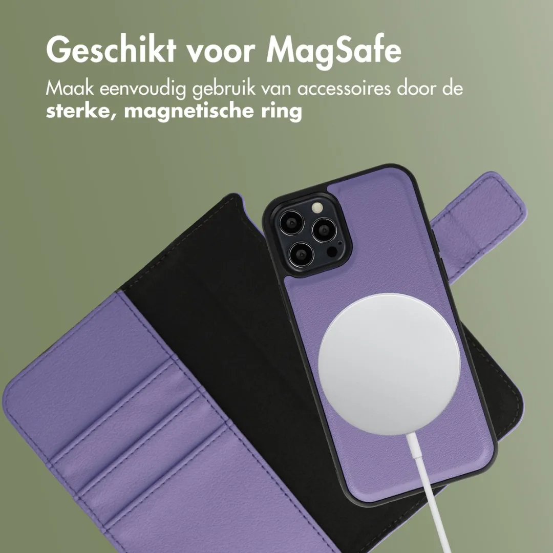 Imoshion Hoesje iPhone 12/12 Pro - 2-in-1 Bookcase Paars