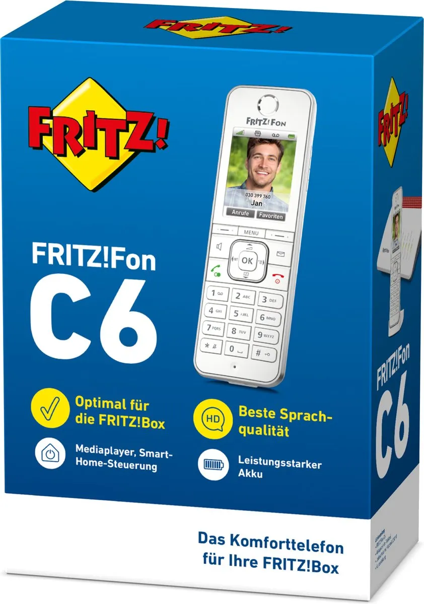AVM FRITZ!Fon C6 Basisstation - Wit