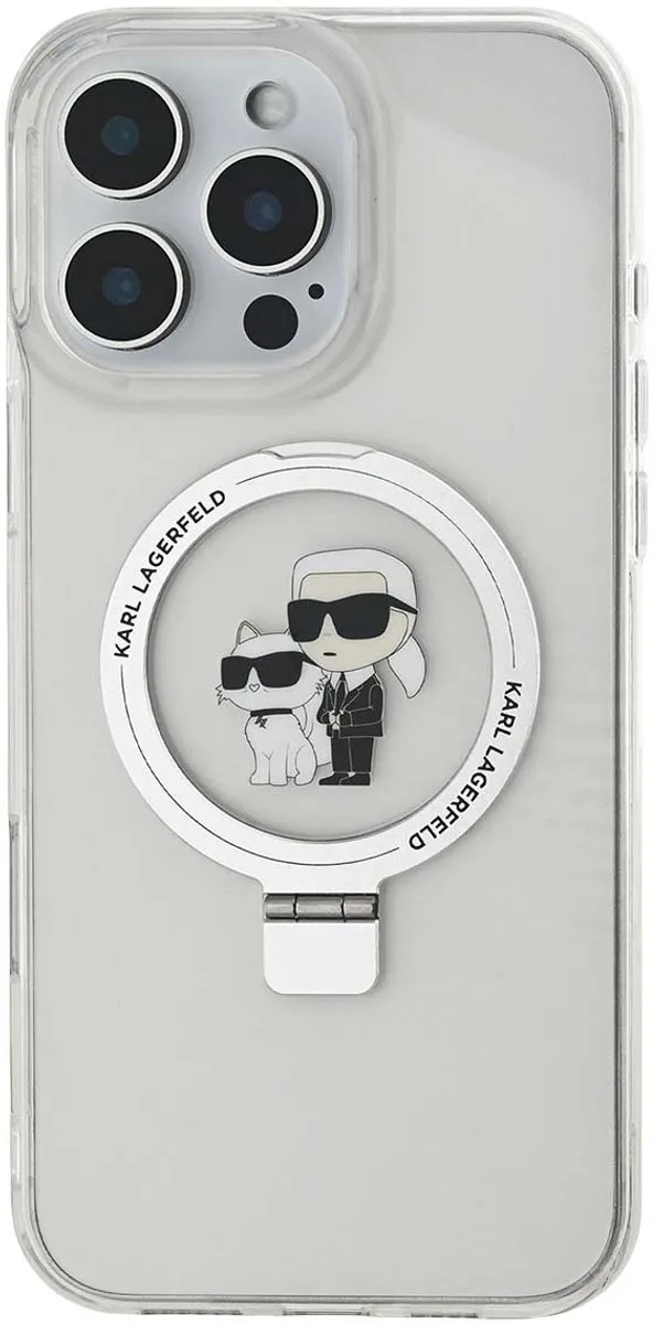 Karl Lagerfeld MagSafe Hoes iPhone 16 Pro Max KLHMP16XHMRSKCH