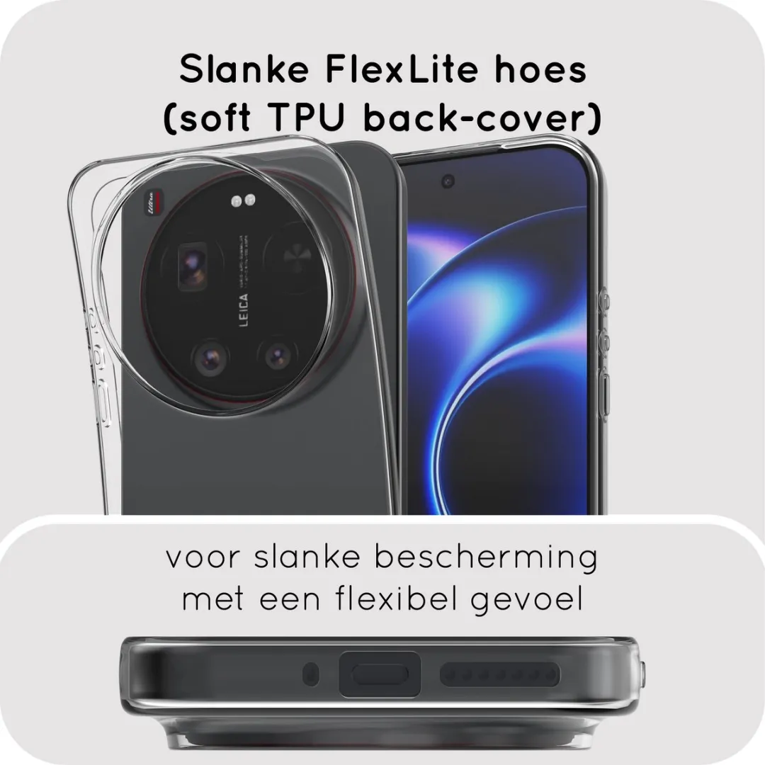 Just in Case Xiaomi 17 Ultra Hoesje MXM2896KL0 - Siliconen - Transparant