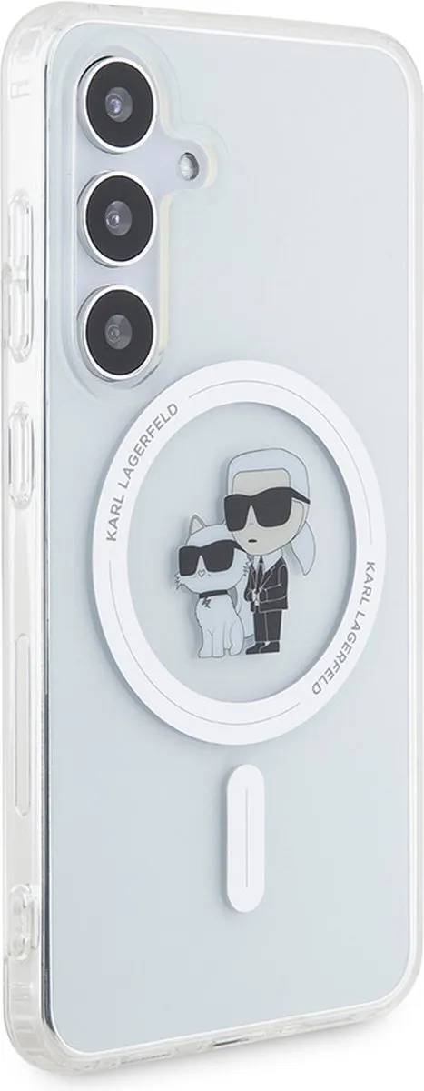 Karl Lagerfeld Backcase Hoesje S24+ - Transparant - TPU