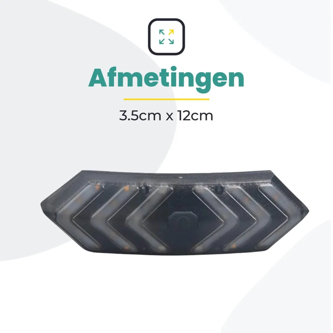 Voltano Fiets Richtingaanwijzer USB - Waterdicht - Zwart
