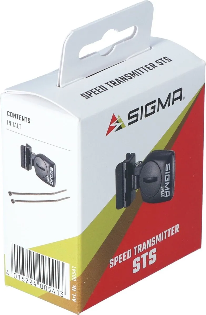 Sigma STS Snelheidszender - Zwart