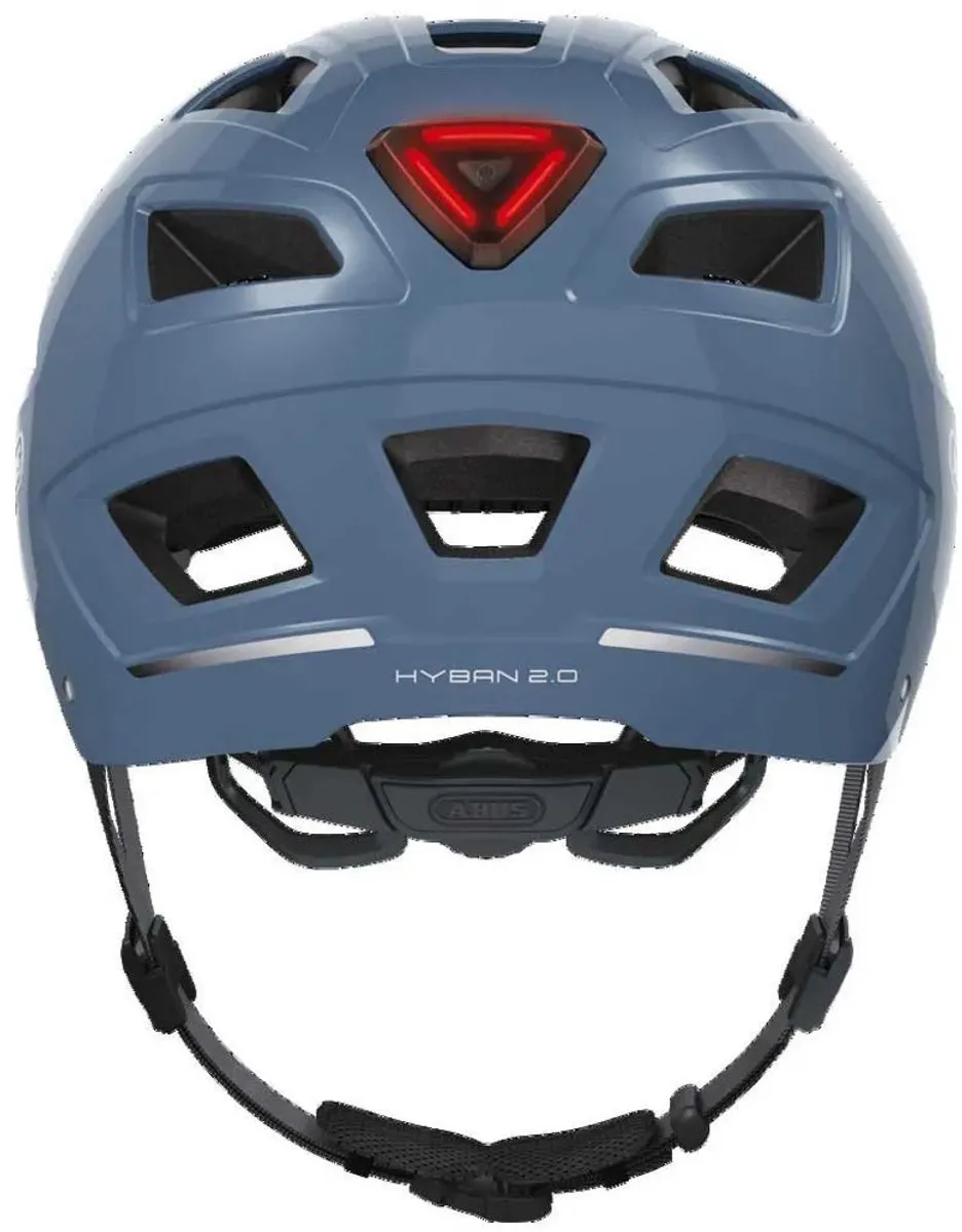 ABUS Hyban 2.0 Stadsfietshelm - Gletsjerblauw L