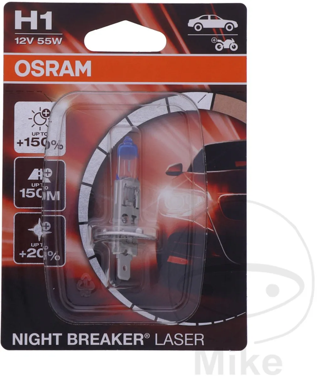 Osram Night Breaker Laser H1 Autolamp 55W