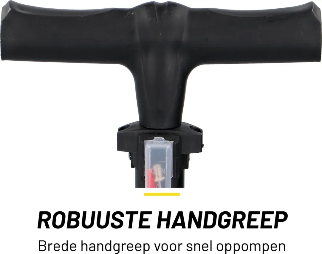Dunlop Staande Fietspomp 12 bar - Presta/Schrader/Dunlop