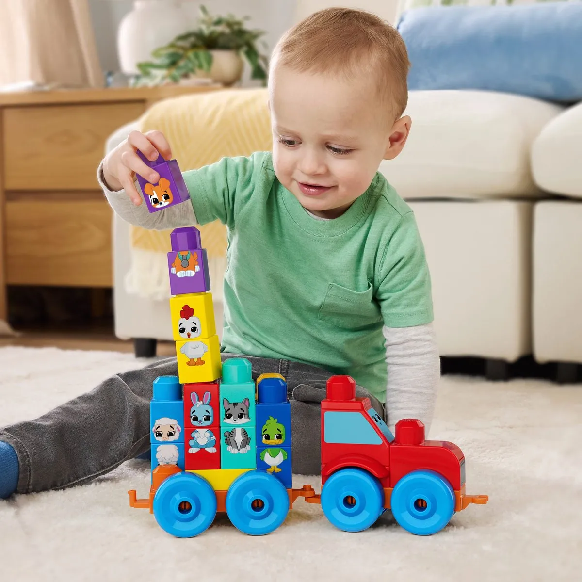 Mega Bloks Dieren Tractor Bouwspeelgoed 30 Stuks - Multicolor - afbeelding 6 van 6