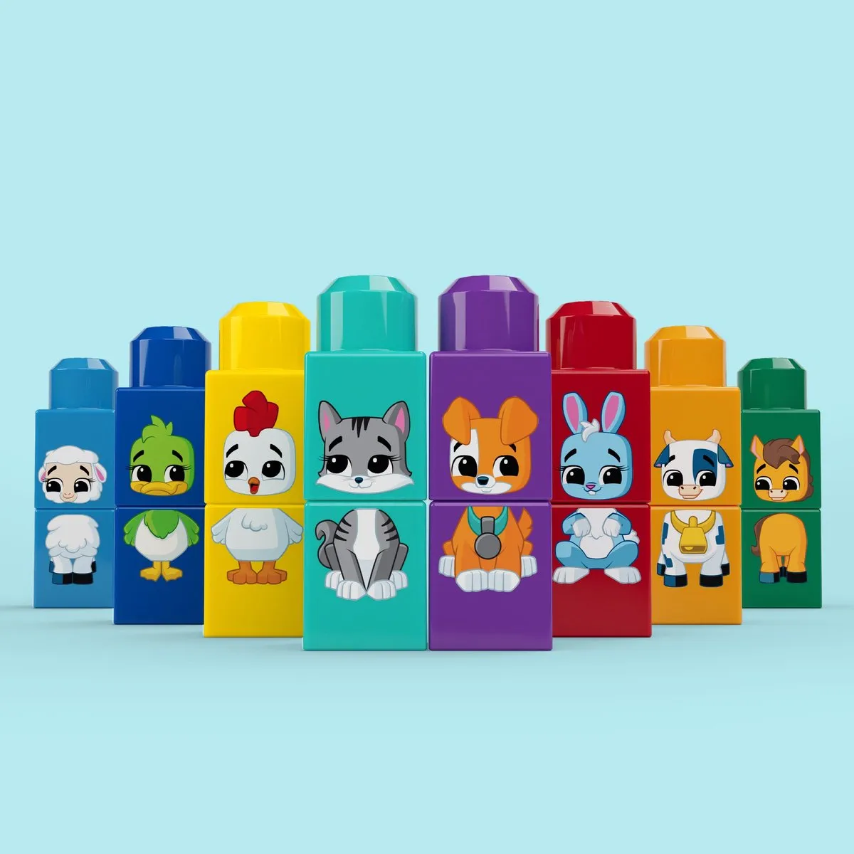 Mega Bloks Dieren Tractor Bouwspeelgoed 30 Stuks - Multicolor