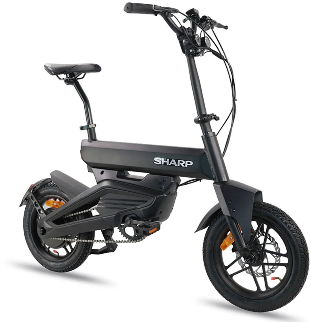 Sharp Slider 14 Inch E-Bike - 250W - 290Wh - Zwart