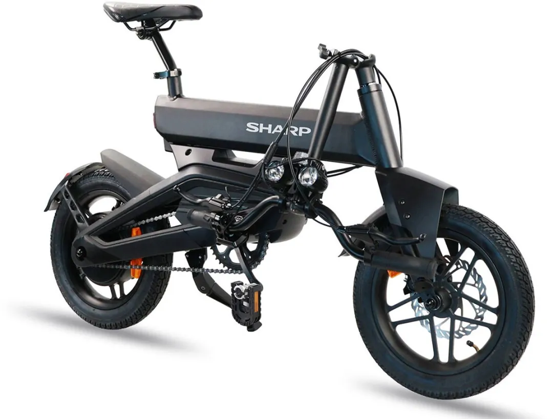 Sharp Slider 14 Inch E-Bike - 250W - 290Wh - Zwart