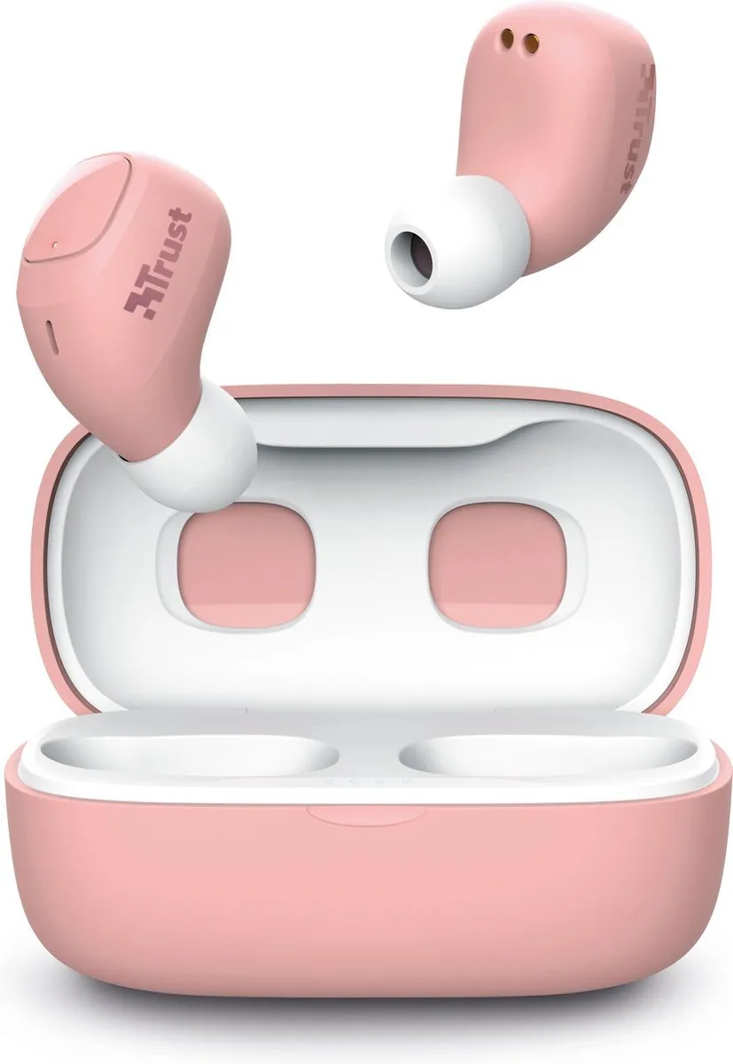 Trust Nika Compact TWS Oordopjes 23905 - Roze