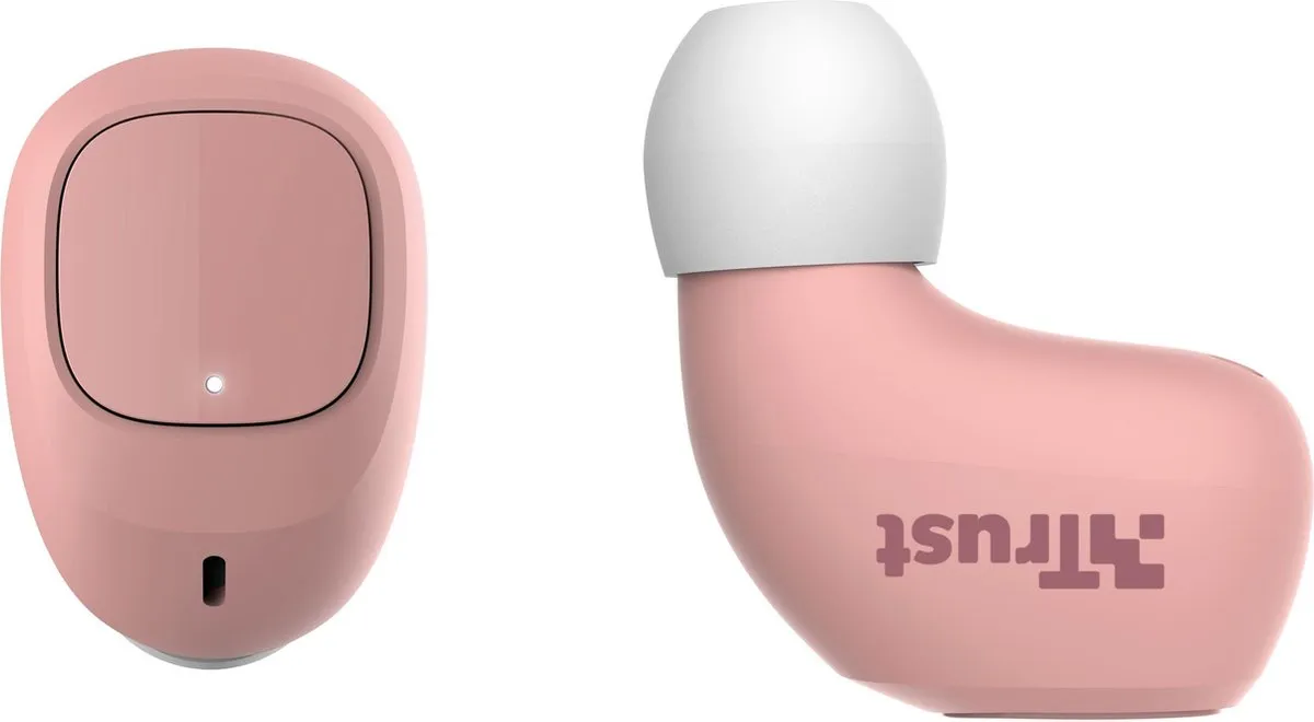Trust Nika Compact TWS Oordopjes 23905 - Roze