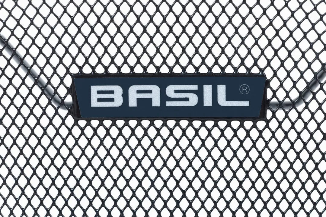 Basil Lesto Fietsmand Achter - Staal Zwart