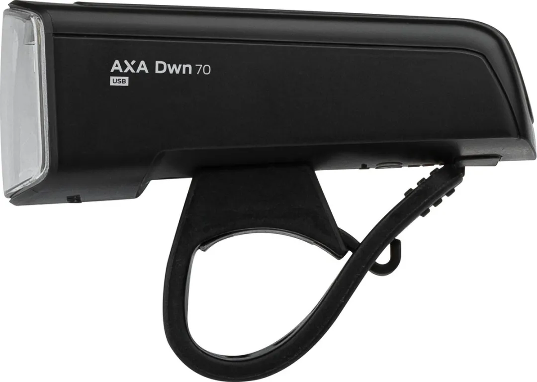 AXA Dwn Set 70 Lux Fietsverlichting USB Oplaadbaar - 70 Lux