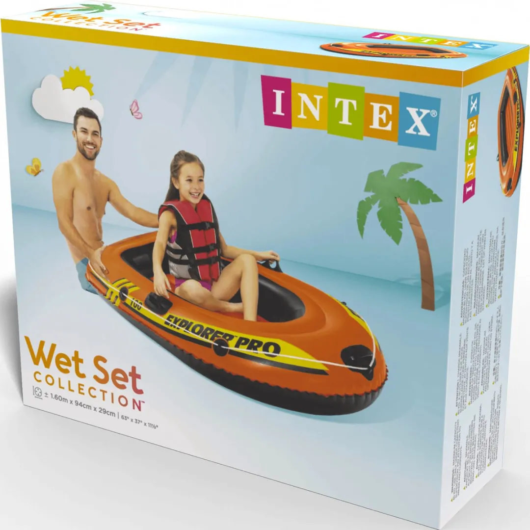 Intex Explorer Pro 100 Opblaasboot - 160x94x29cm - 1 Persoon - afbeelding 6 van 6
