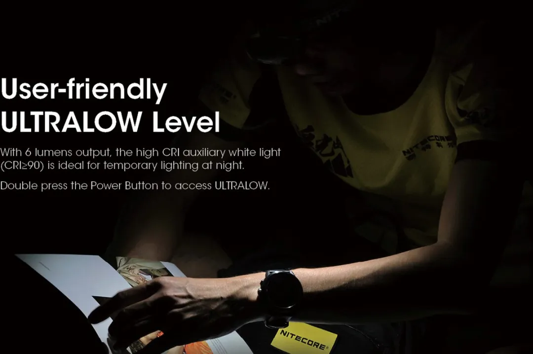 Nitecore NU31 Hoofdlamp - 550 Lumen - Oranje