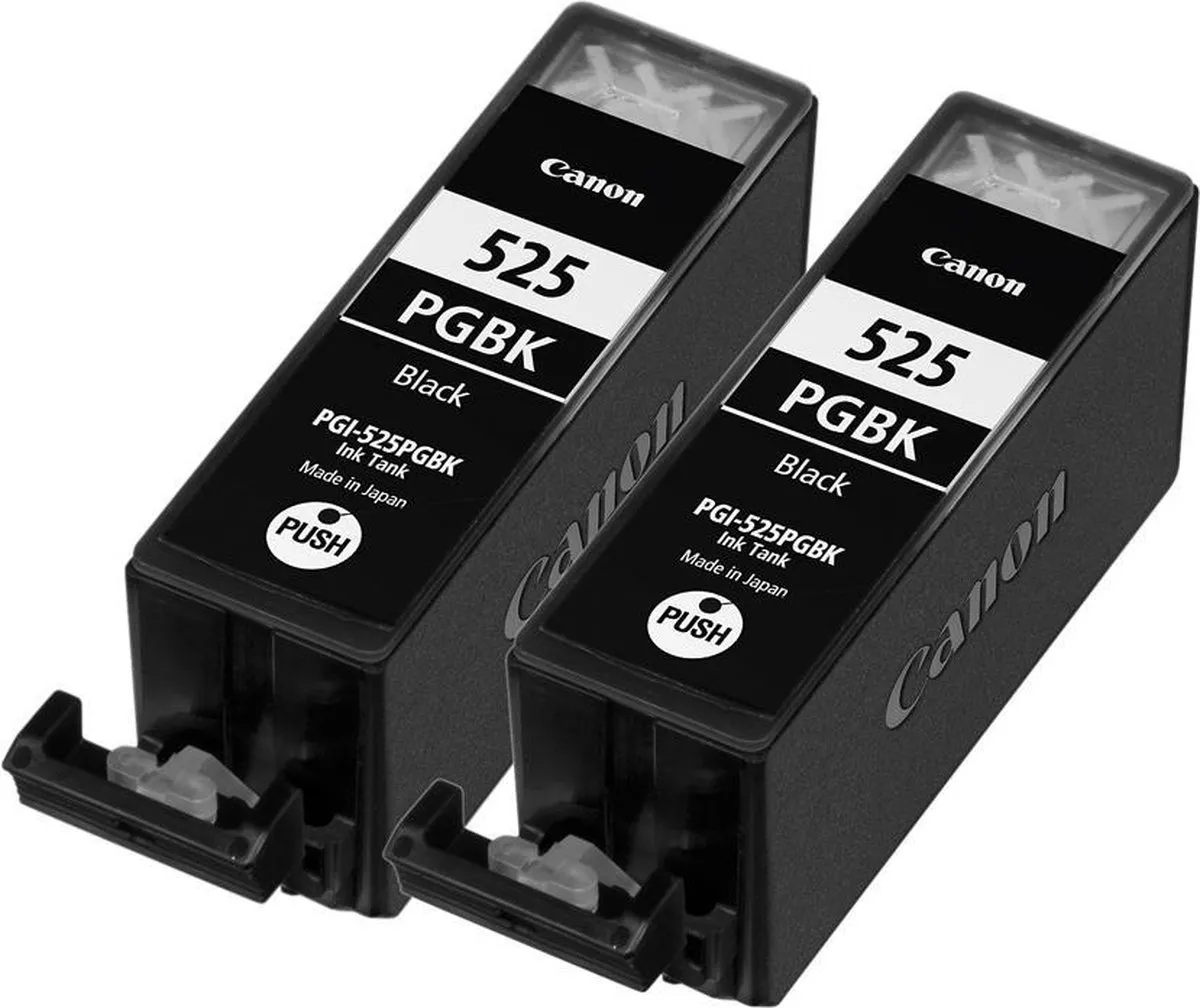 Canon PGI-525PGBK Inktcartridge Zwart - 2 Stuks