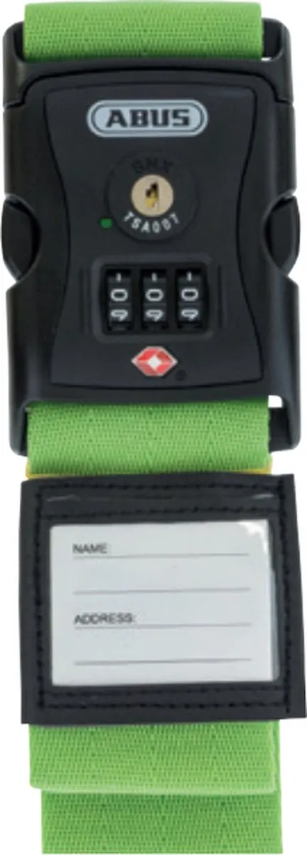 ABUS Kofferband met TSA-slot 192cm - Groen