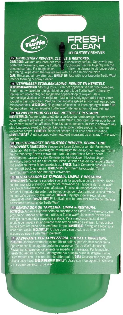Turtle Wax Fresh Clean Upholstery Reviver - Groen