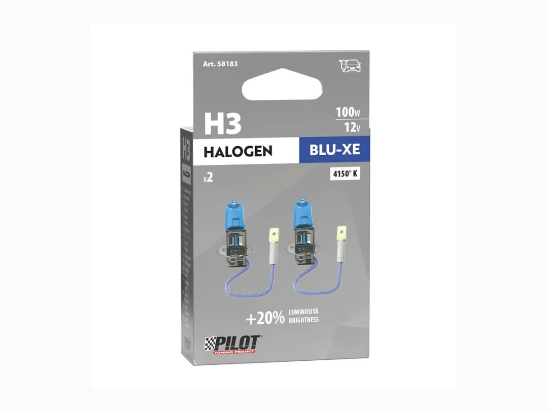Lampa 12V H3 Halogeen Koplampen - Blauw - Set van 2
