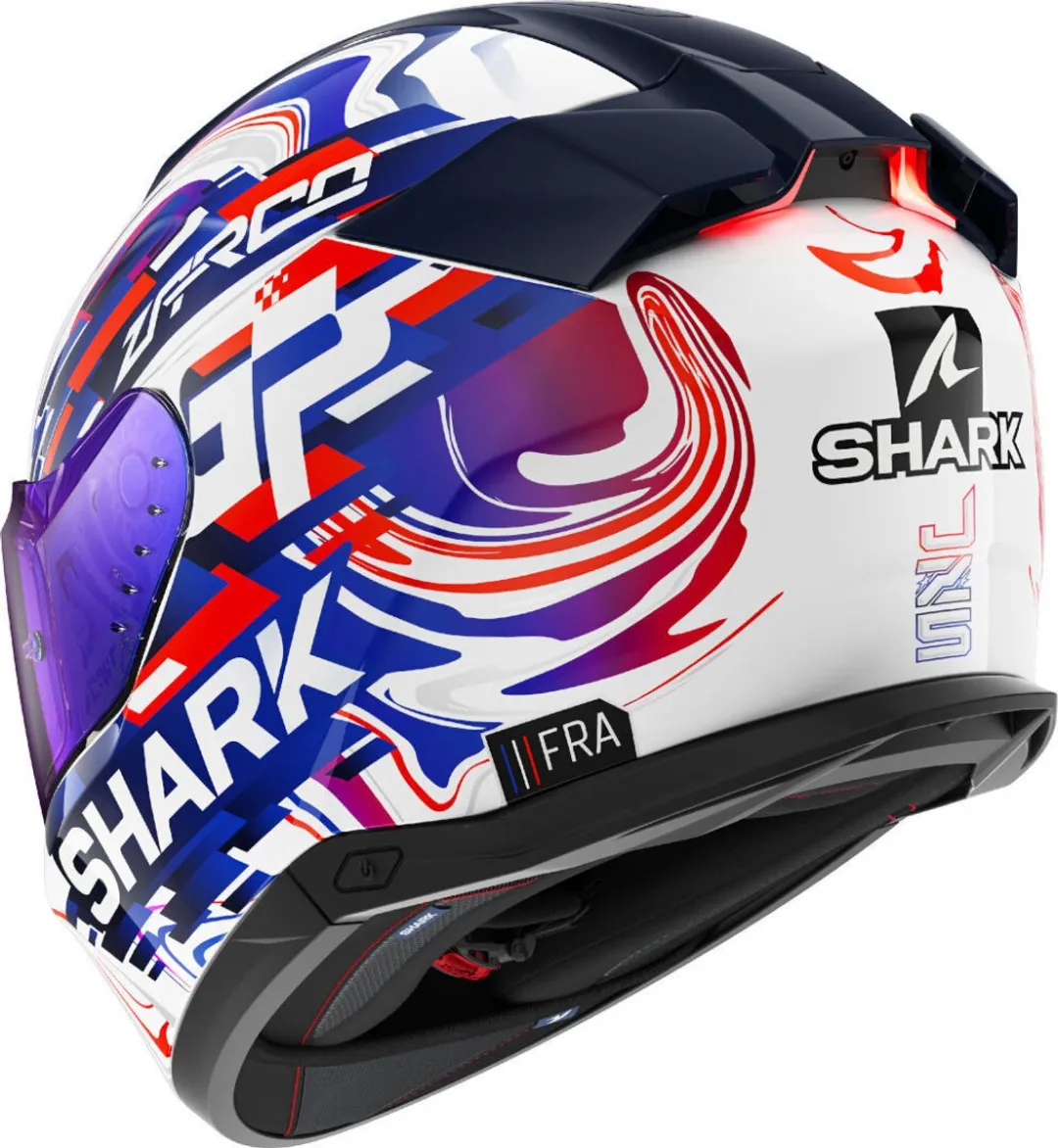Shark Skwal i3 Replica Zarco GP Helm - M - Wit/Violet/Blauw