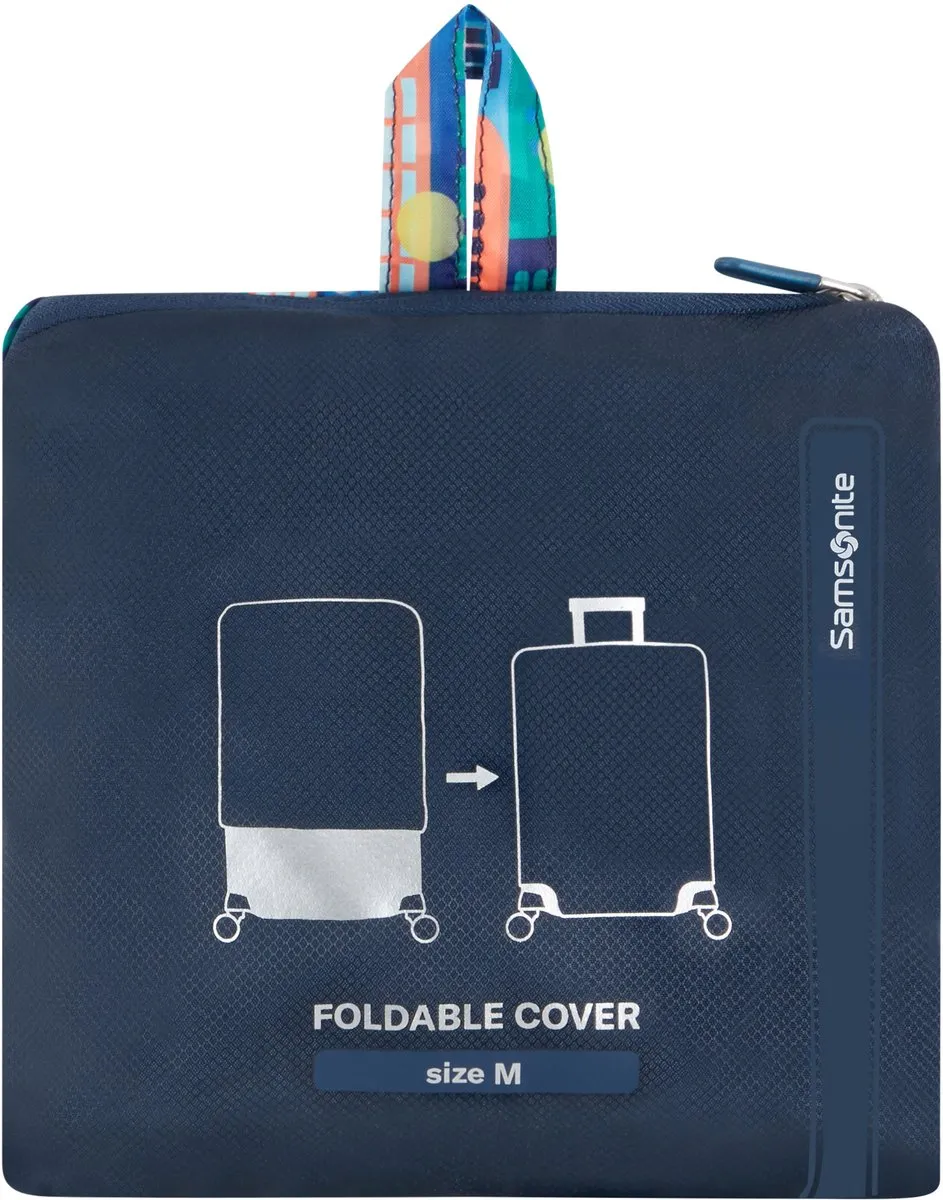 Samsonite Kofferhoes M - Zwart