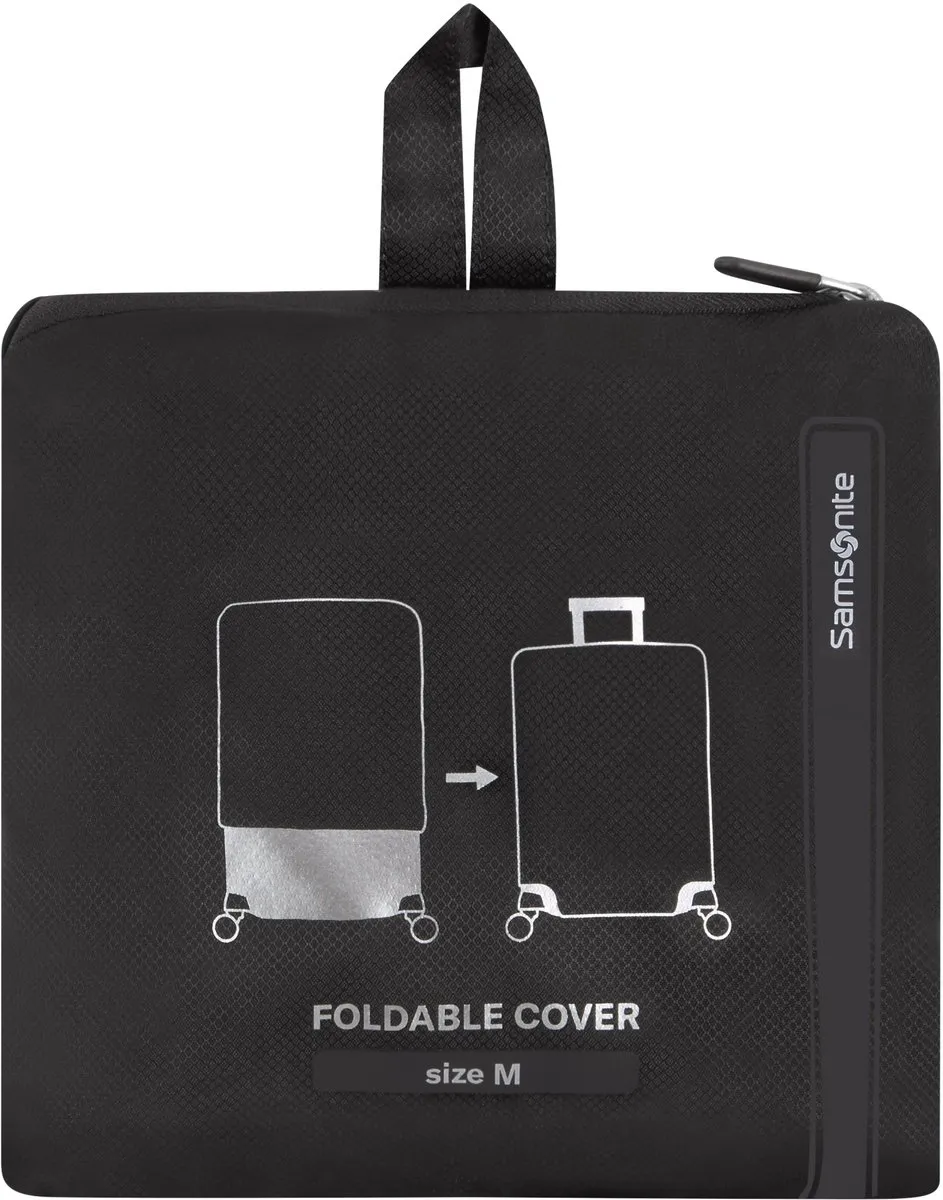 Samsonite Kofferhoes M - Zwart