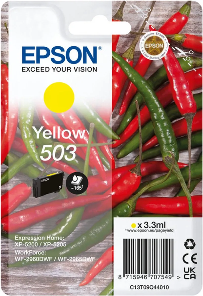 Epson T09Q4 Originele Inktcartridge Geel - 165 pagina's