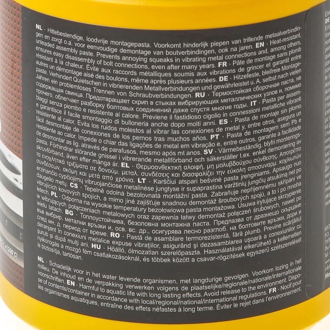Kroon-Oil Copper Plus Montagepasta 600g - Loodvrij
