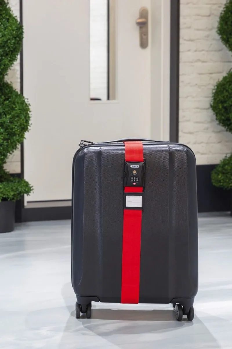 ABUS Kofferband met TSA-slot 192cm - Zwart