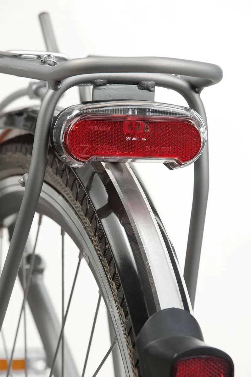 AXA Riff Battery Achterlicht - 600m Zichtbaarheid - Rood