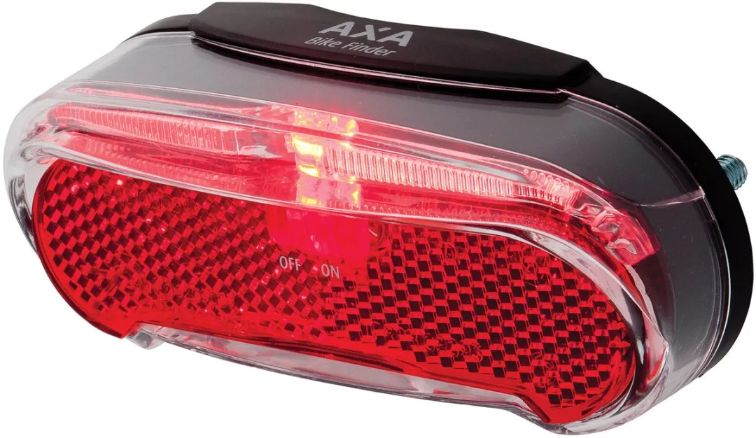 AXA Riff Battery Achterlicht - 600m Zichtbaarheid - Rood