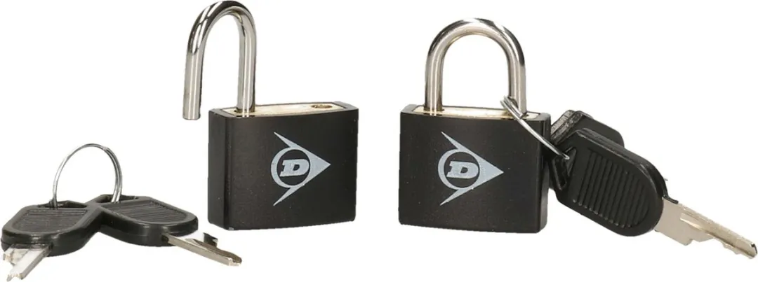 Dunlop Bagagesloten 2 Stuks - Zwart