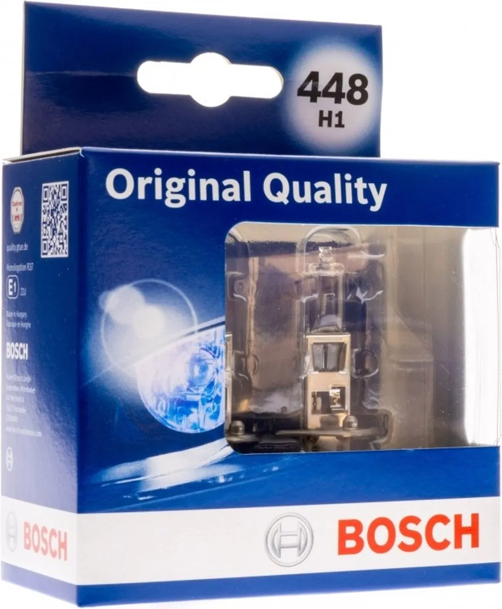 Bosch Halogeen H1 Wit Dimlicht Koplampen - 6000K - 2 Stuks