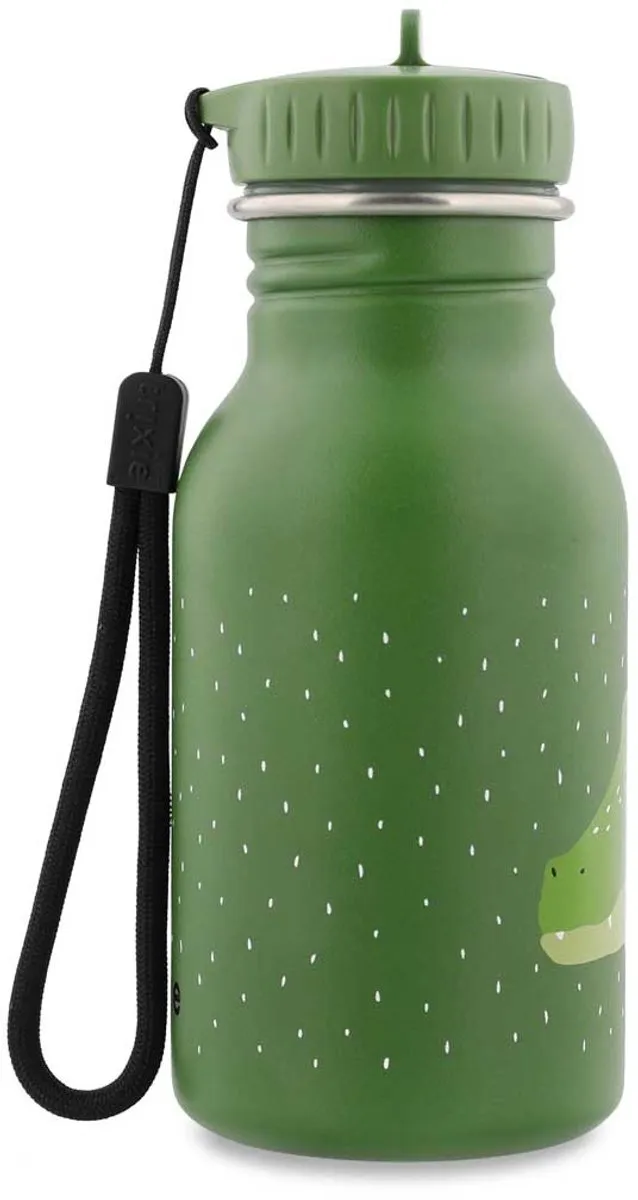 Trixie Mr. Alligator RVS Waterfles 350ml - Groen