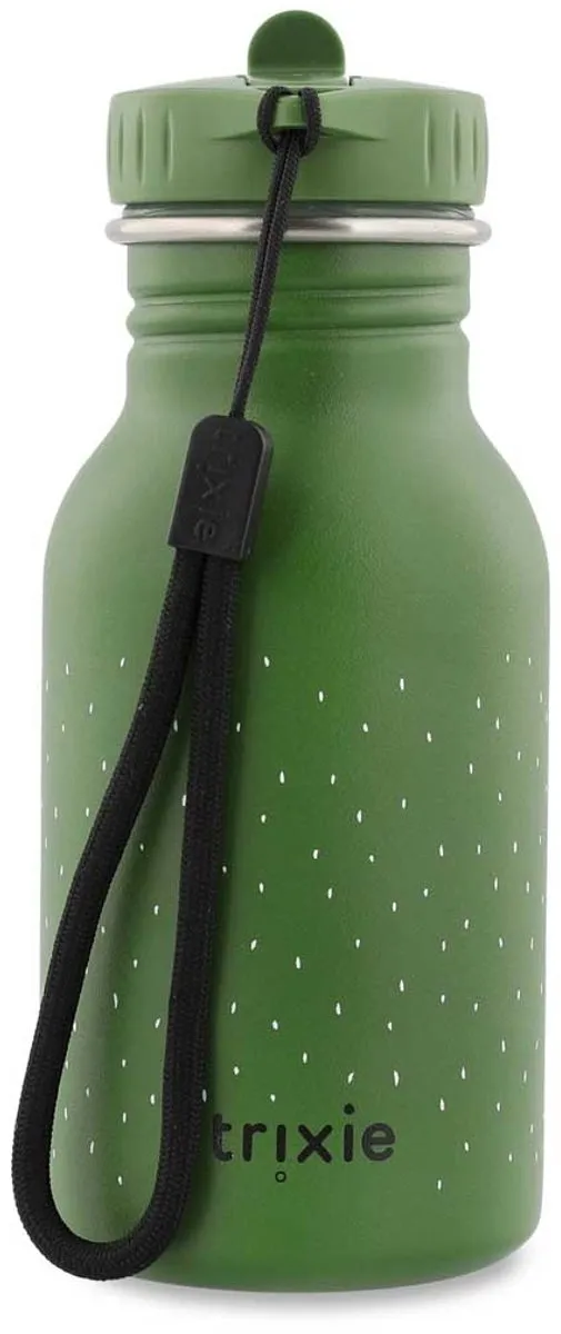 Trixie Mr. Alligator RVS Waterfles 350ml - Groen