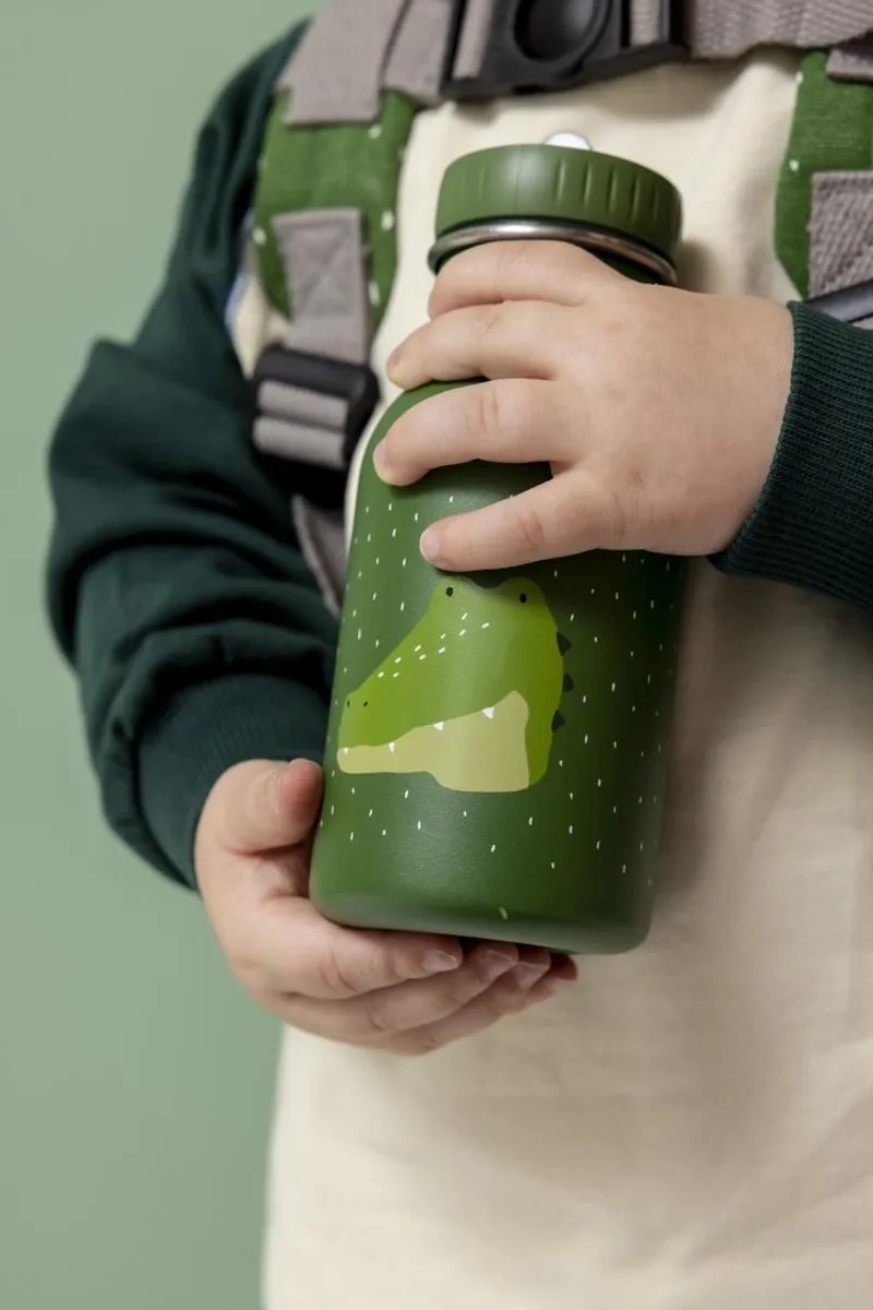 Trixie Mr. Alligator RVS Waterfles 350ml - Groen