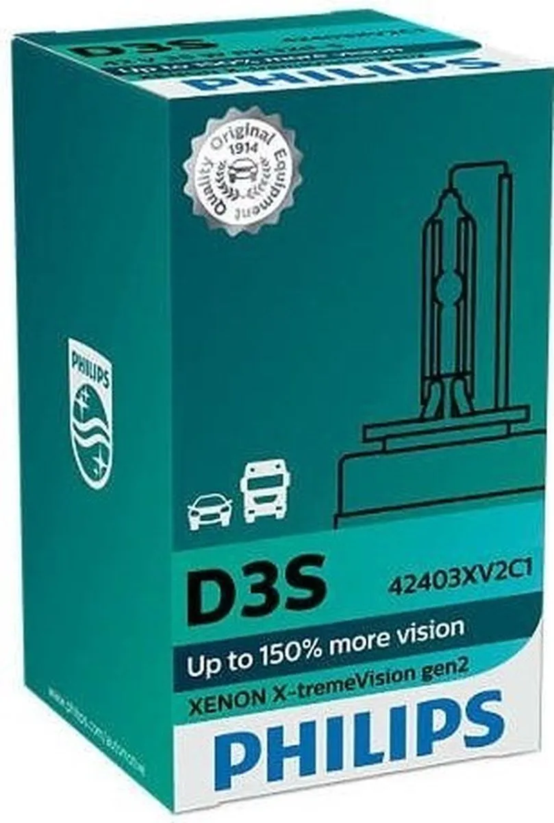 Philips X-tremeVision + 150% D3S 42403XV2C1 - 4800K
