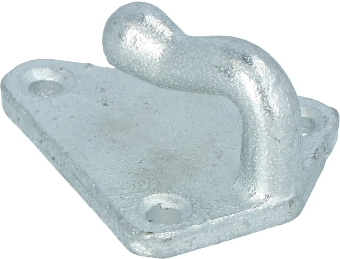 Carpoint Touwhaak Staal - 4 Stuks - Zilver
